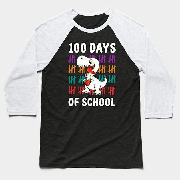 100 days of school Baseball T-Shirt by  Memosh Everything 